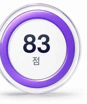 AI 채점 점수 83점